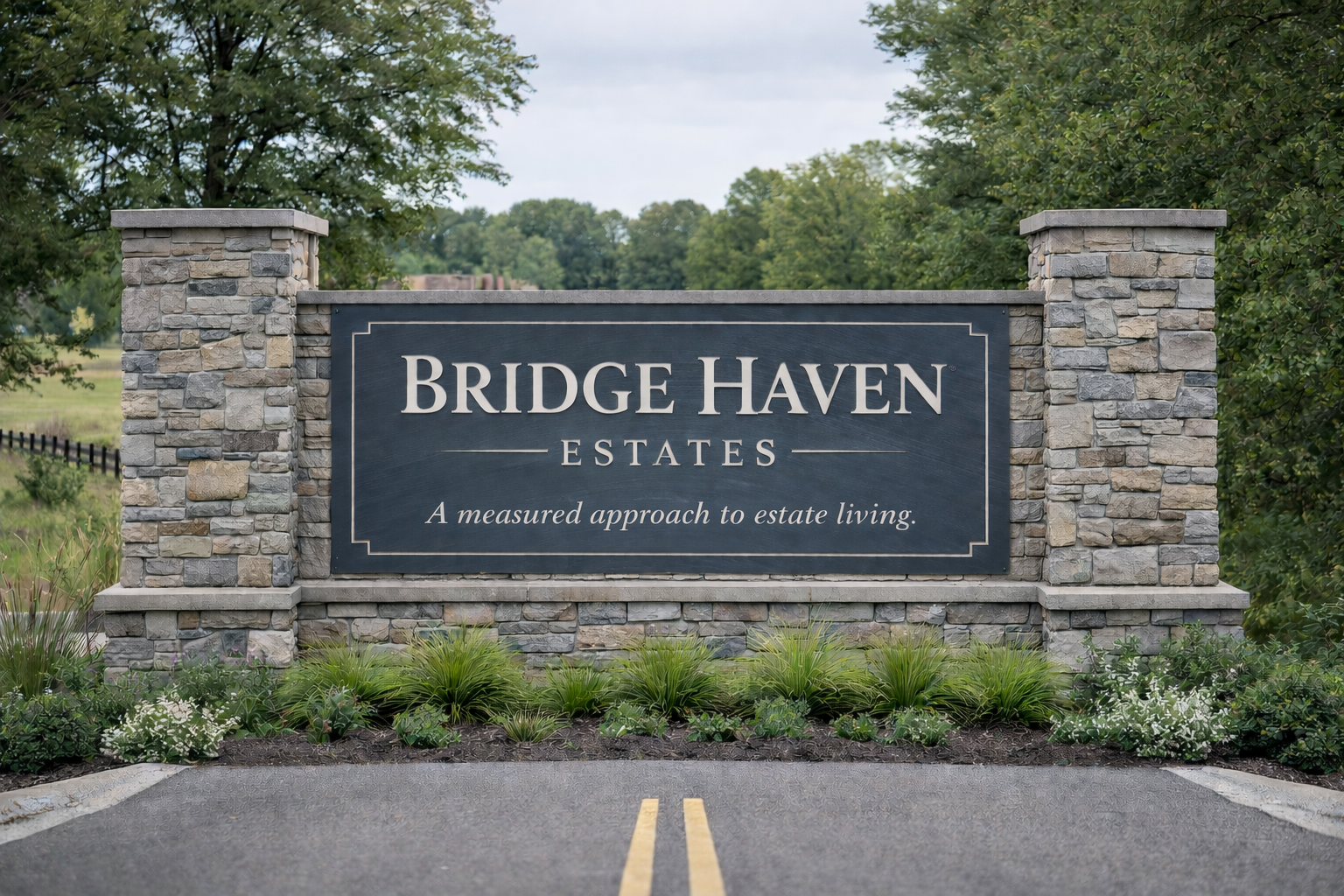 Bridge Haven Estates entrance